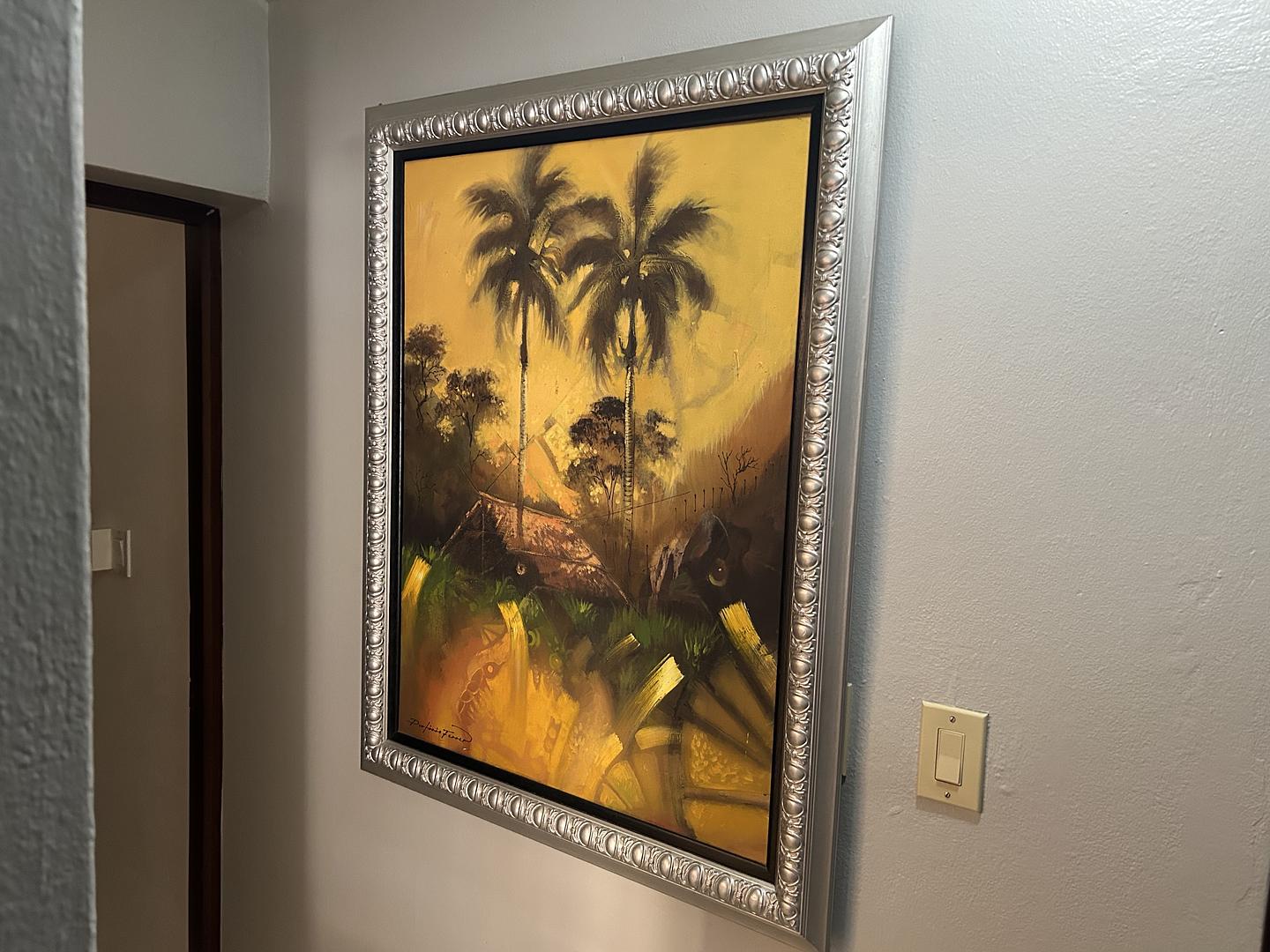decoración y accesorios - Vendo pintura Porfirio Ferrer 47.5 x 38 pulgadas  1