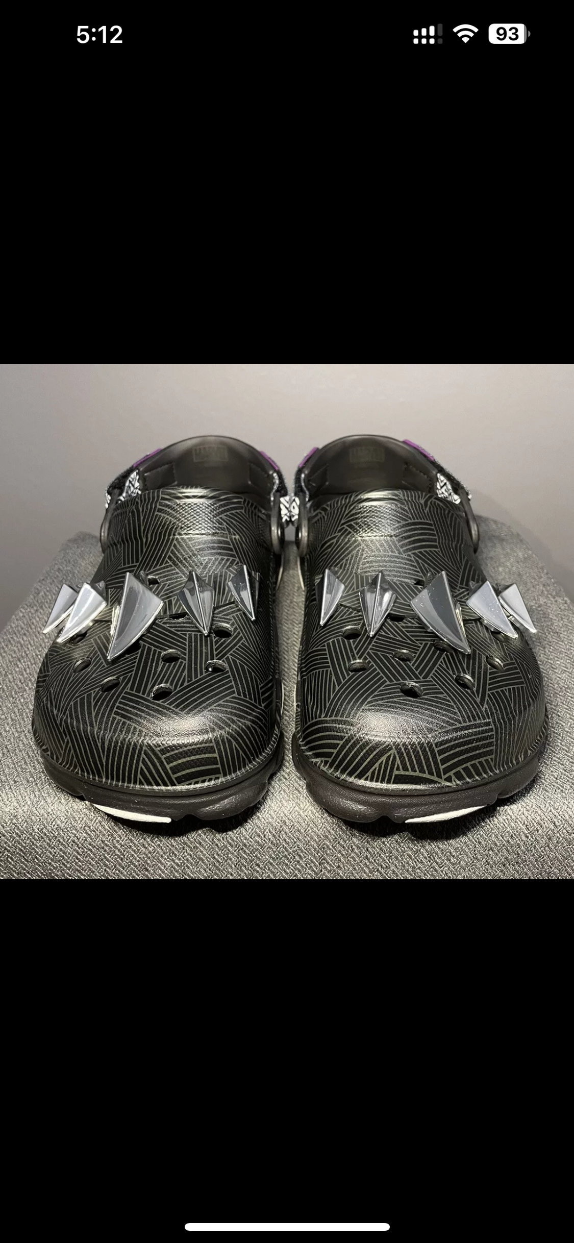zapatos para hombre - Crocs All-Terrain x Marvel Black Panther Classic Size: 7 hombre 1