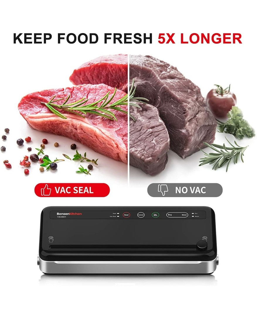 cocina - Maquina selladora y empacadora al vacio. Ideal para preservar alimentos. Nueva! 3