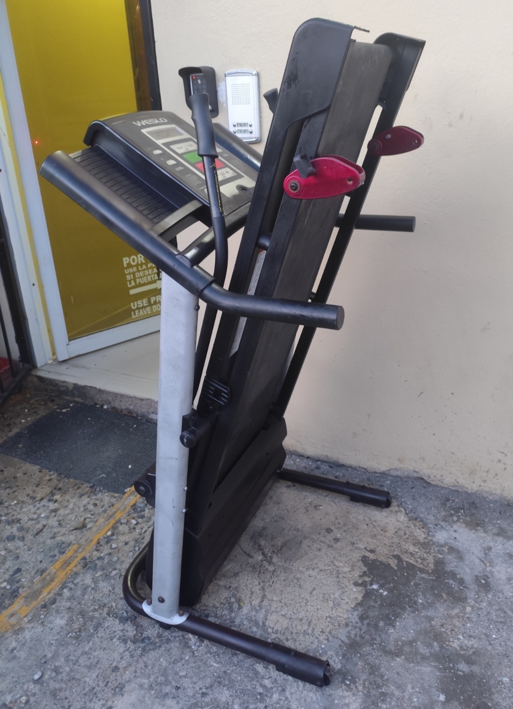 deportes - caminadora electrica con ejercicio de brazos marca weslo 2