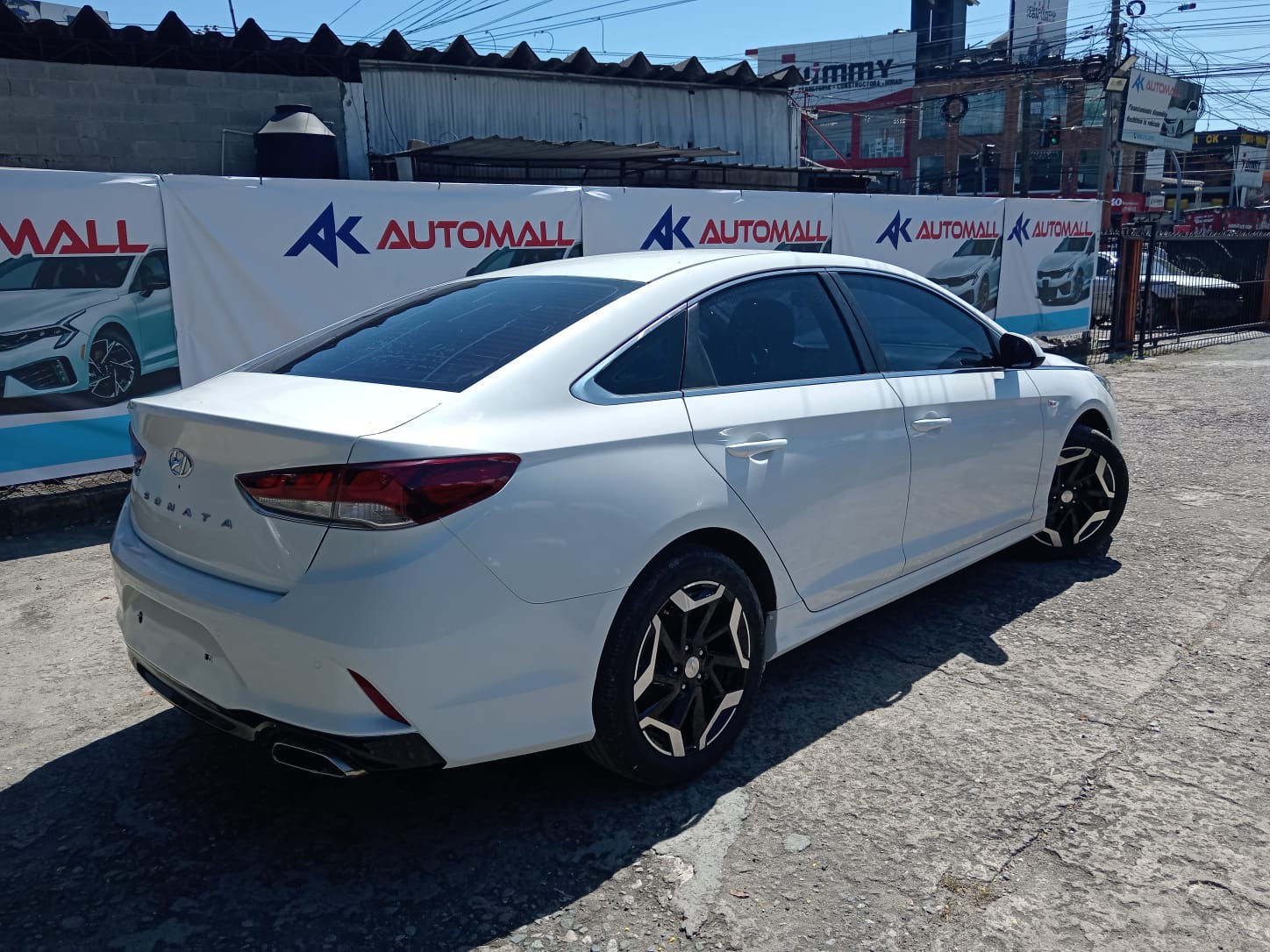 carros - HYUNDAI SONATA NEW RISE 2018 BLANCO 2