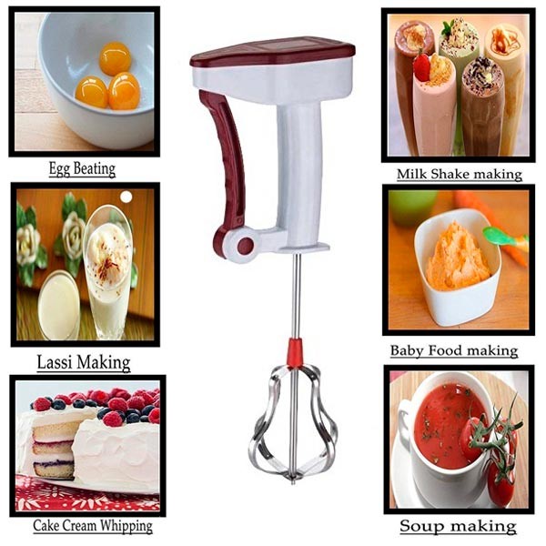 cocina - Licuadora Manual Batidora Mezcladora Mezclar Batir 3