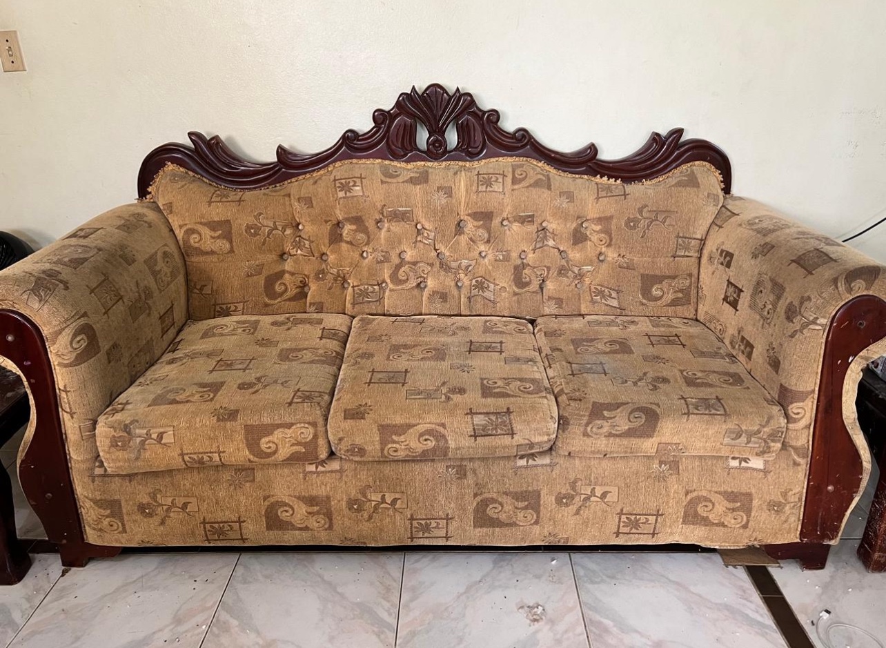 muebles y colchones - Juego de muebles en caoba  2
