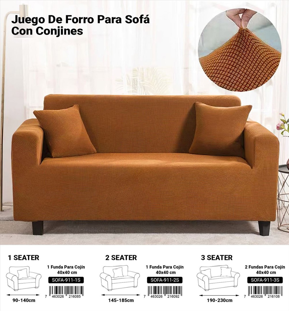muebles y colchones - FORROS DE MUEBLES EN OFERTA ESPECIAL CON FORRO DE COJIN GRATIS.

 4