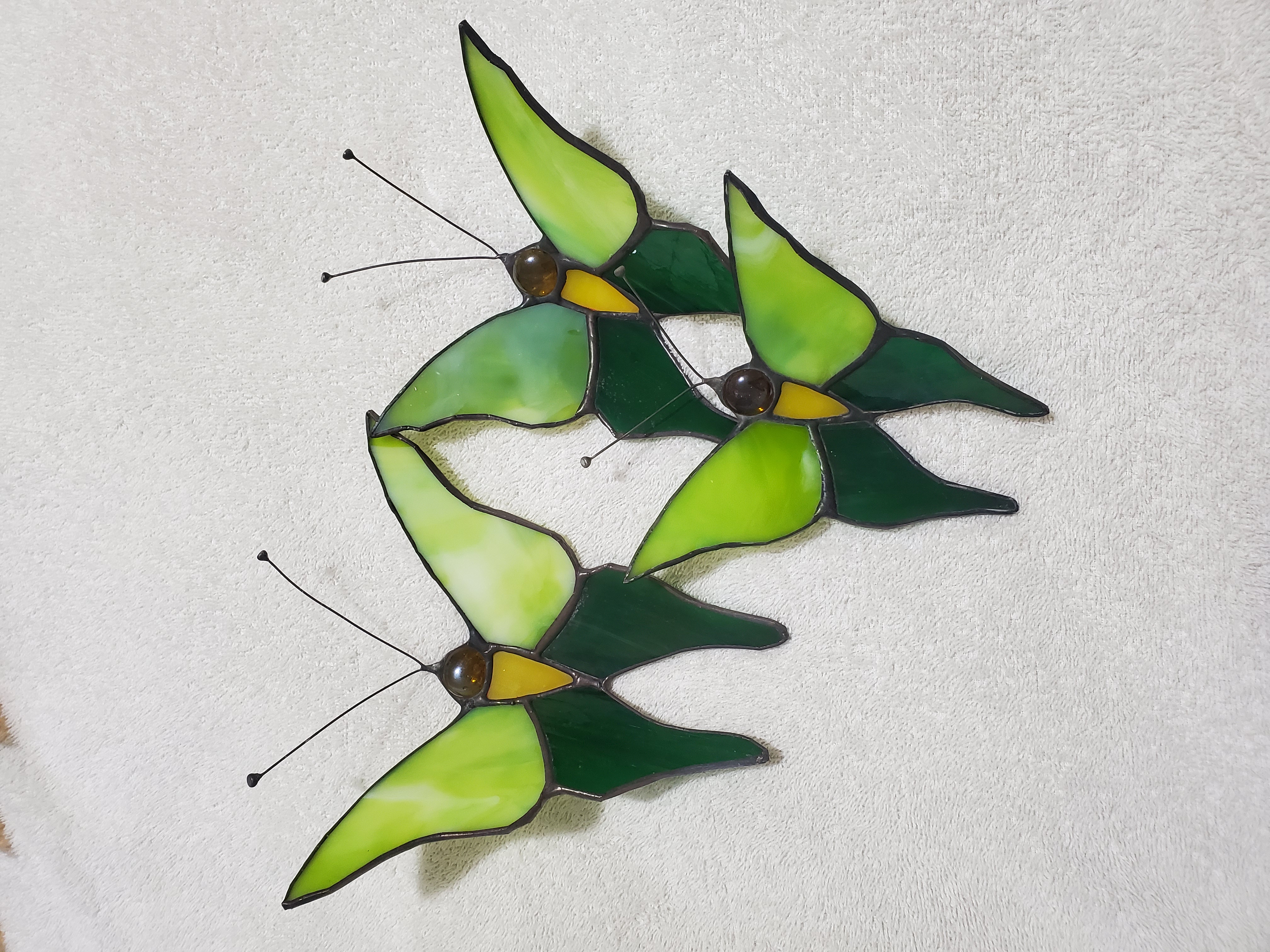 decoración y accesorios - Mariposas en arte vitral 6