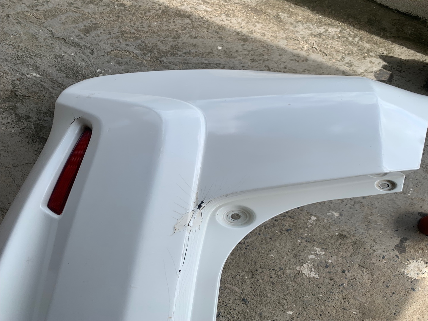 repuestos - Bumper honda fit blanco  3