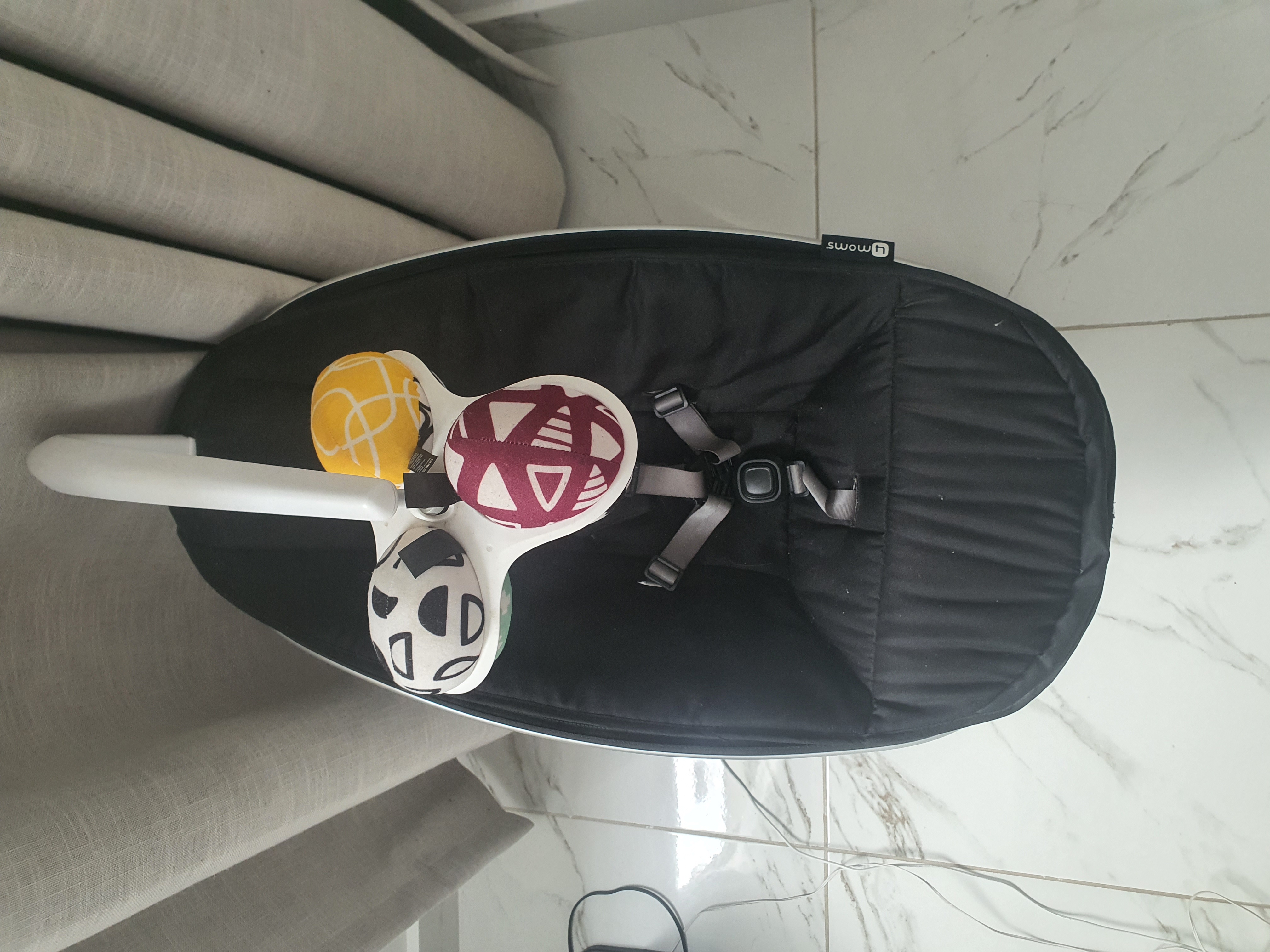 coches y sillas - Mecedora eléctrica 4moms para bebé