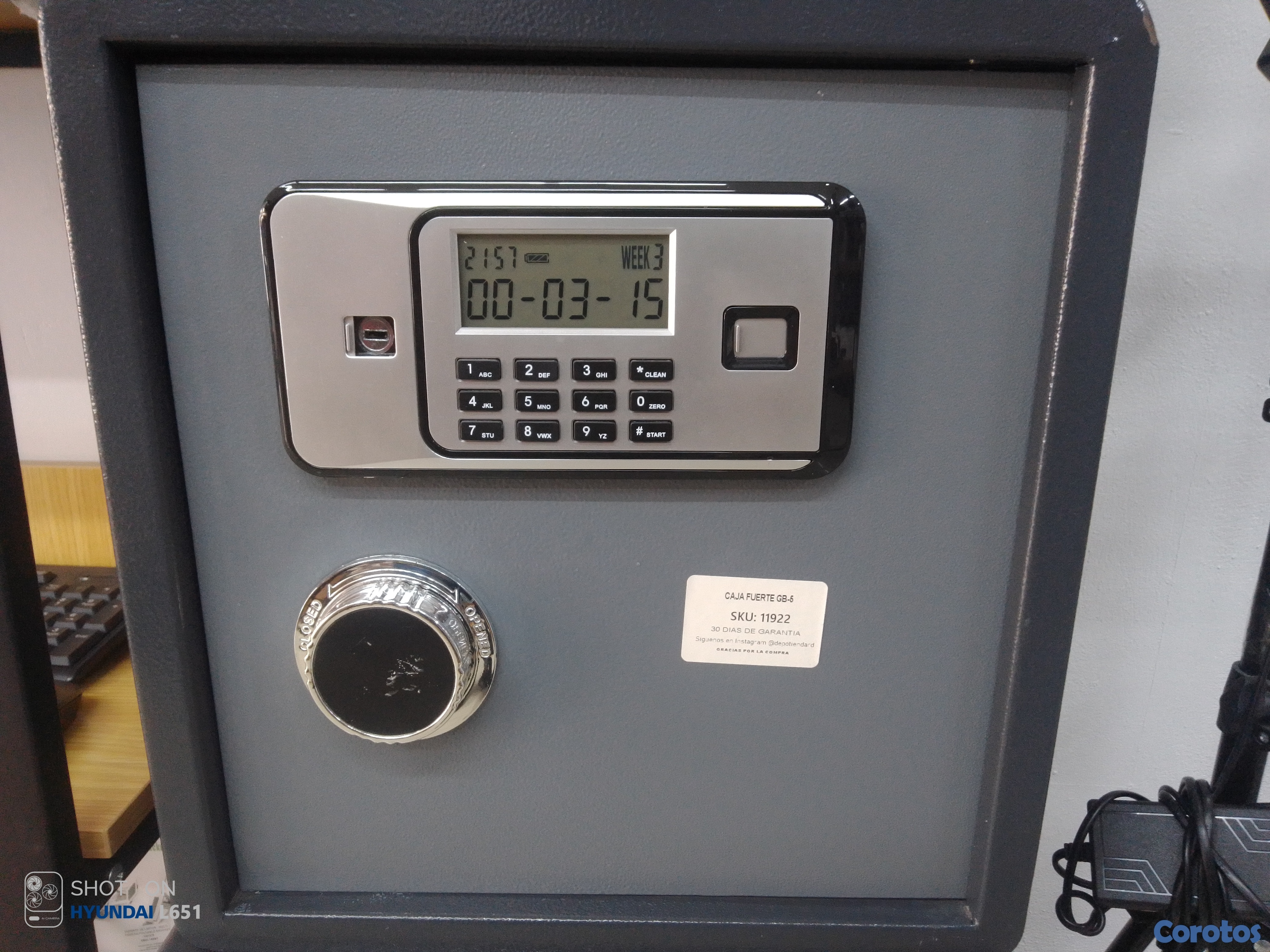 decoración y accesorios - Caja fuerte electrónica de pare gb-5 1