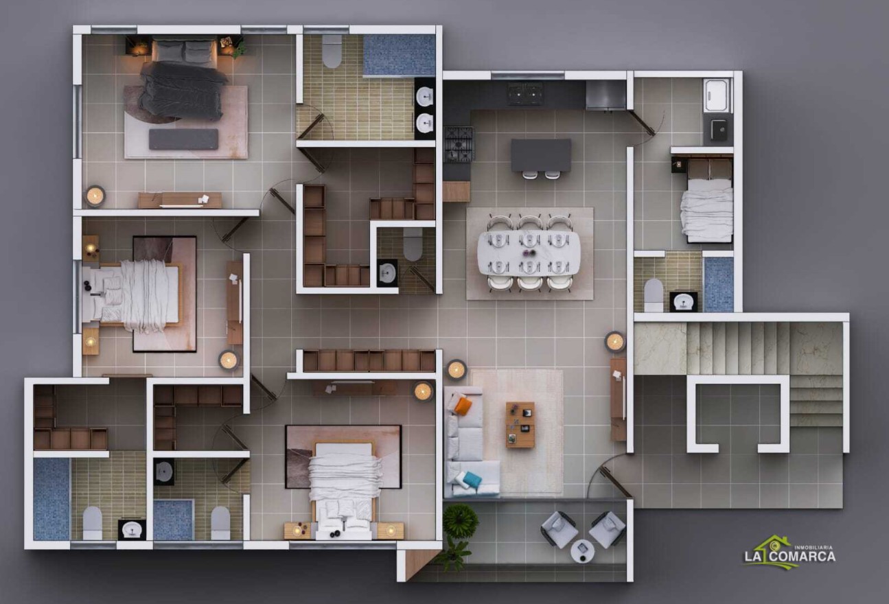 apartamentos - APARTAMENTOS EN PLANOS EN GURABO 4