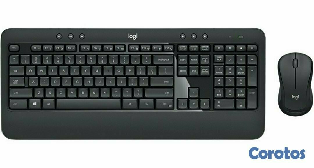 computadoras y laptops - TECLADO MOUSE LOGITECH MK540 USB WIRELESS RECEIVER 2.4GHZ WIRELESS, 10M RANGE, 1 2