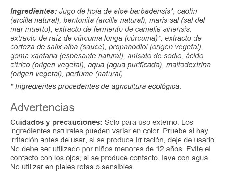 Salud y Equipamiento Médico - Mascarilla Kombucha Y Curcuma 1