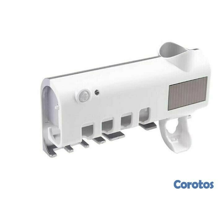 salud y belleza - Desinfectante para cepillo de dientes esterilizador y soporte con luz LED UV  4