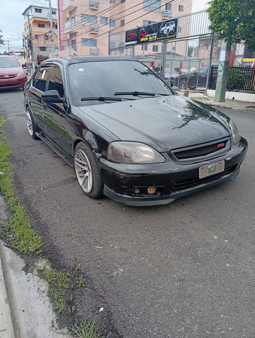 carros - Honda Civic negro  99 americano  1