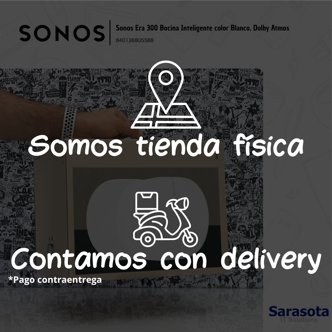 accesorios para electronica - Sonos Era 300 Bocina Inteligente color Blanco, Dol 2
