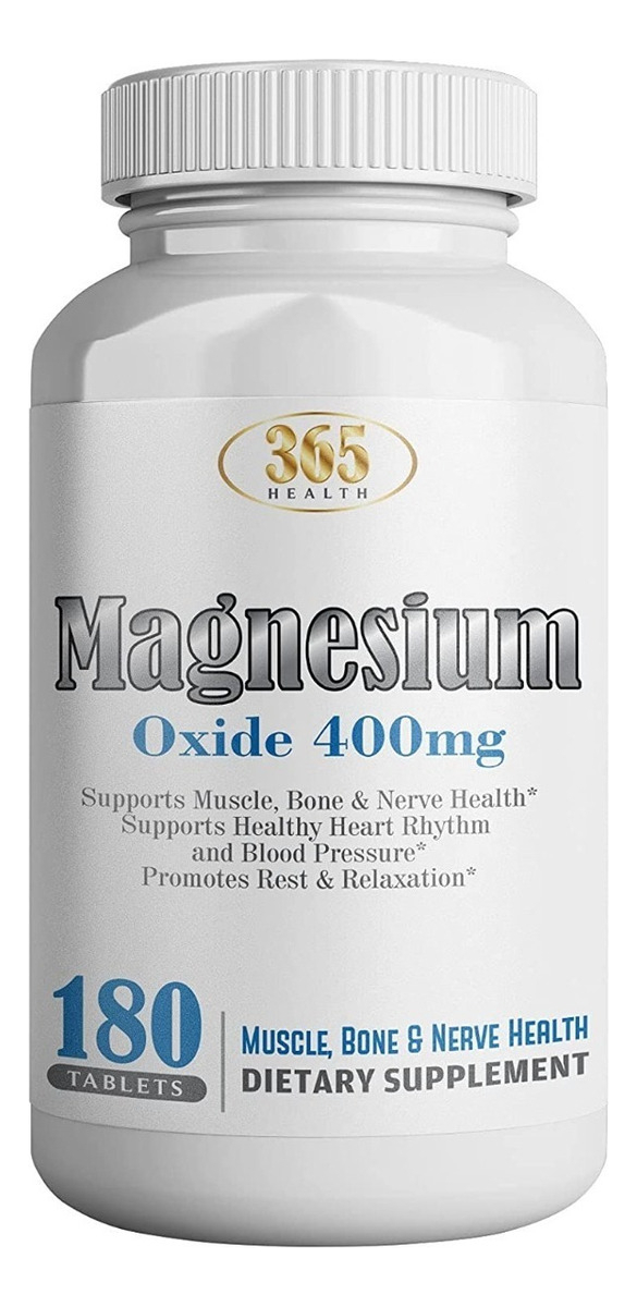 Salud y Equipamiento Médico - Oxido Magnesio 400mg Health Lfe 0