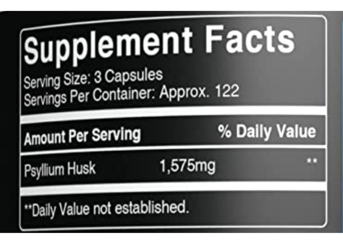 Salud y Equipamiento Médico - Pure - Psyllium 365 Cápsulas - Unidad 1