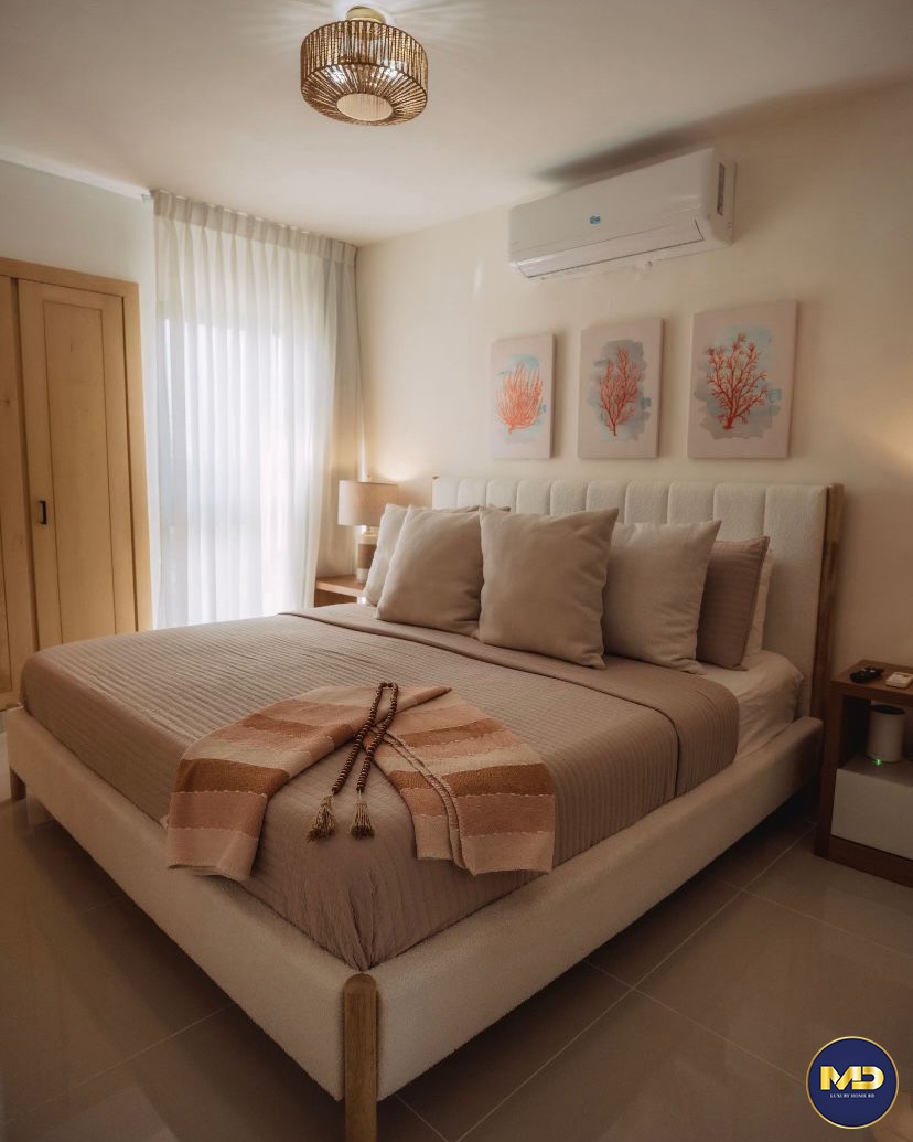 apartamentos - Bávaro Punta Cana, Apartamentos nuevos 3 hab, patio y piscina desde USD$166,000 6