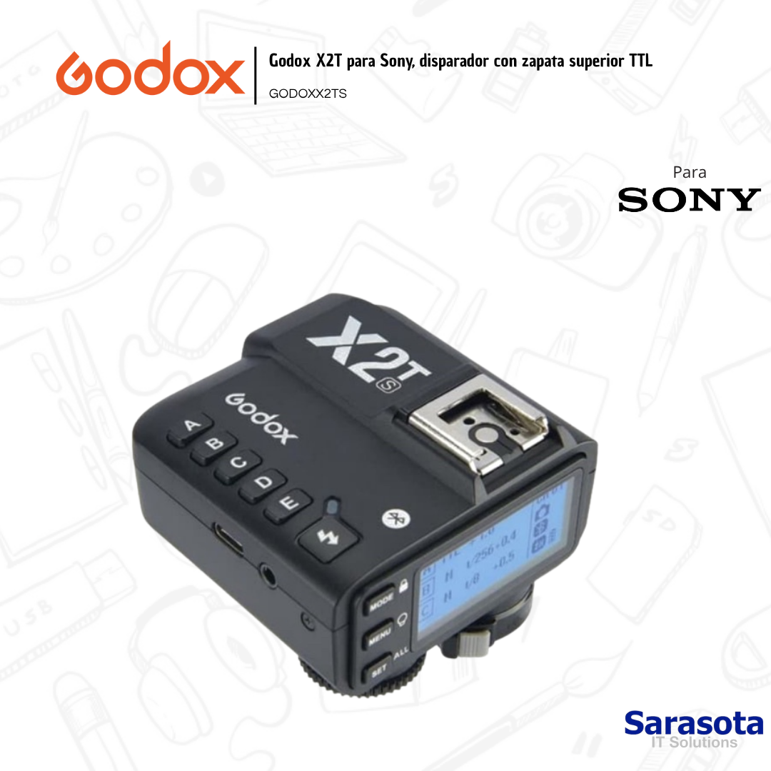 accesorios para electronica - Godox X2T para Sony  2