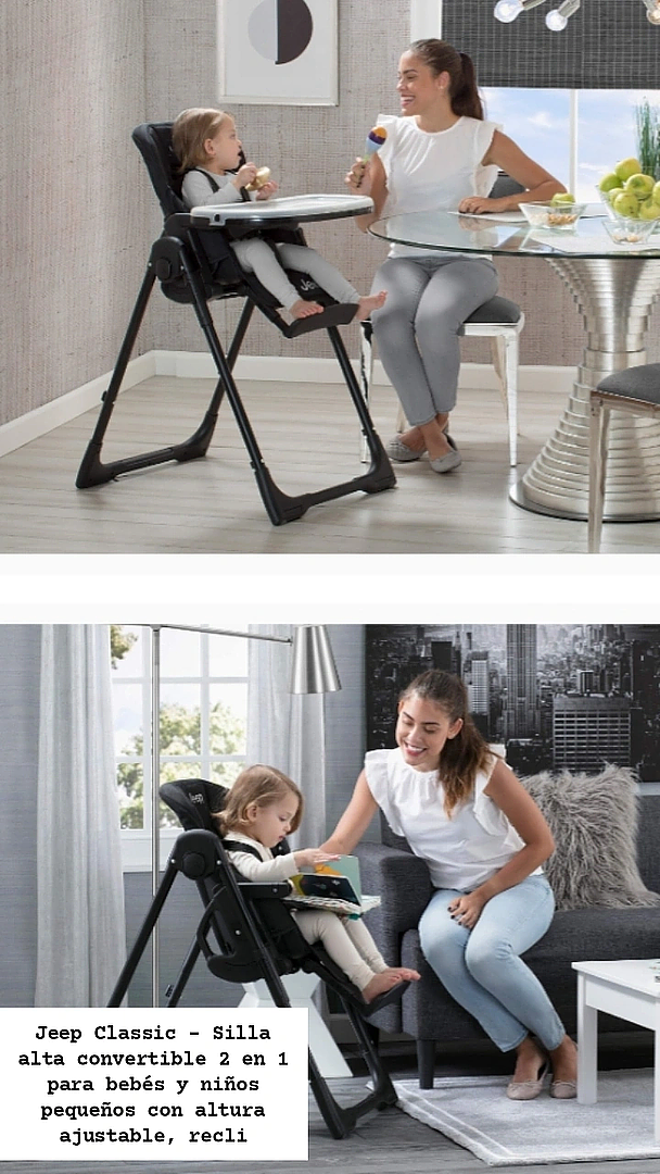 coches y sillas - Silla alta convertible para bebés y niños pequeños: úsalo como silla alta  2