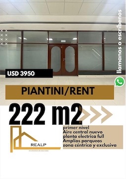 oficinas y locales comerciales - Local Naco primer nivel 222 m