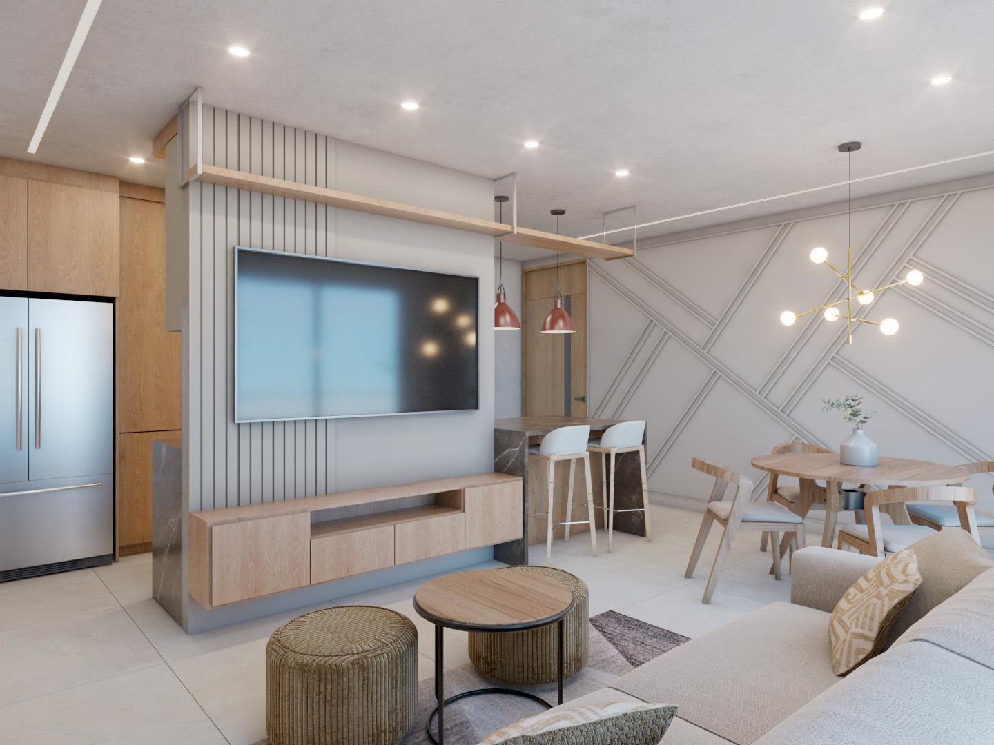 apartamentos - VENTA APTO 2 HABITACIONES EN PROYECTO-SECTOR NACO 2