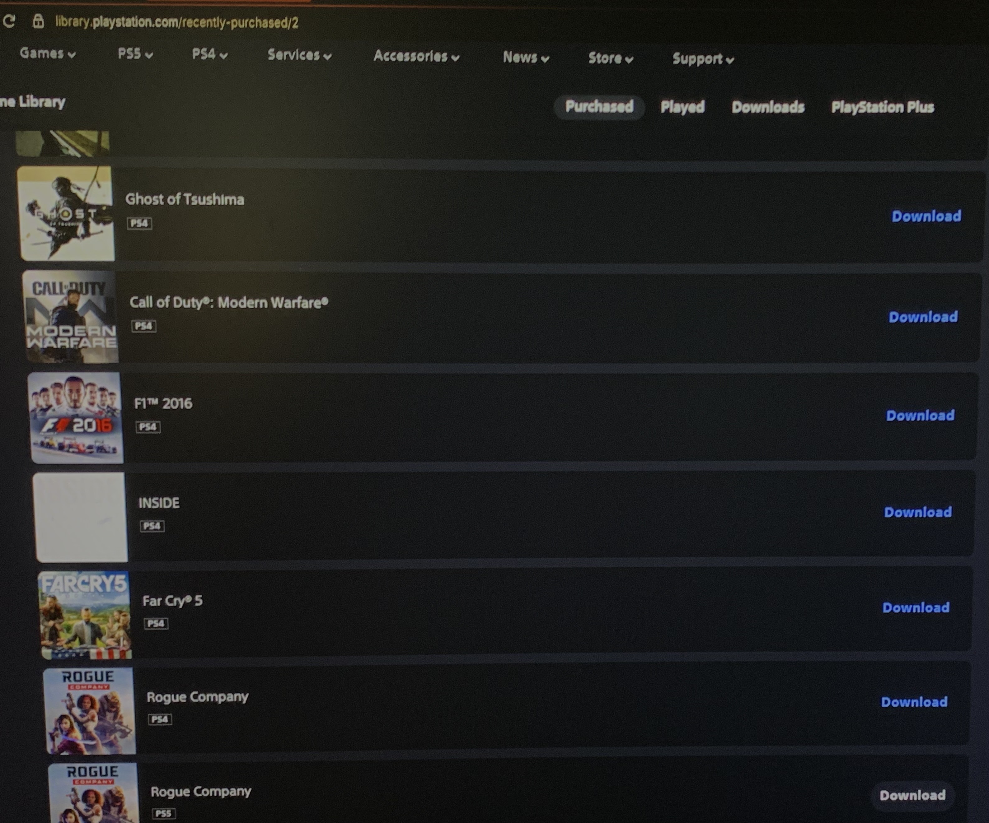 consolas y videojuegos - CUENTA PS4/PS5 CON+32 JUEGOS DIGITALES COMPRADOS+133 DE PS PLUS|PLUS NO ACTIVO.  6