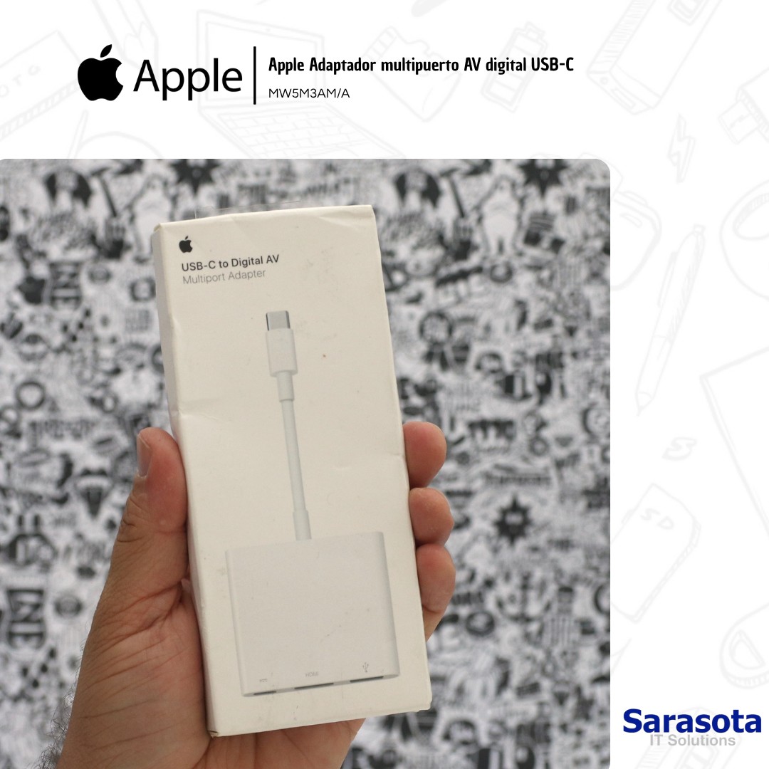 accesorios para electronica - Adaptador multipuerto de USB-C a AV digital Apple 0
