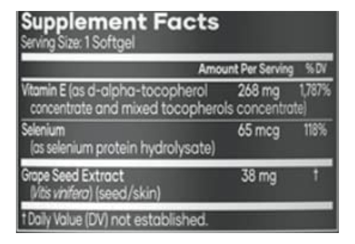 Salud y Equipamiento Médico - Vitamina E 90 Cap Generic - Unidad 1