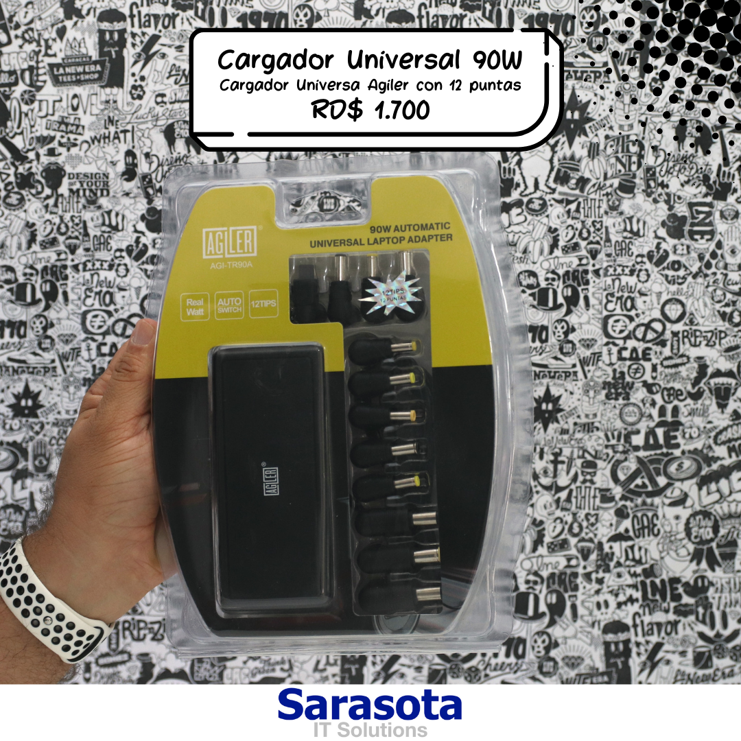 otros electronicos - Agiler Cargador Universal de 90W 1