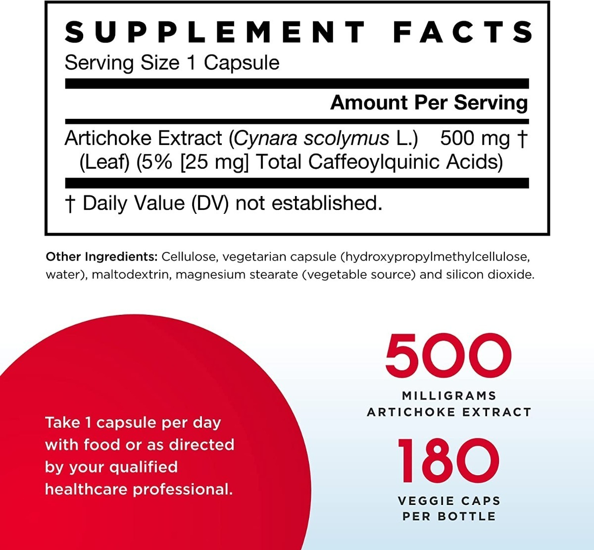 Salud y Equipamiento Médico - Alcachofa 500 Mg 180caps Jarrow - - Unidad A $1339 1