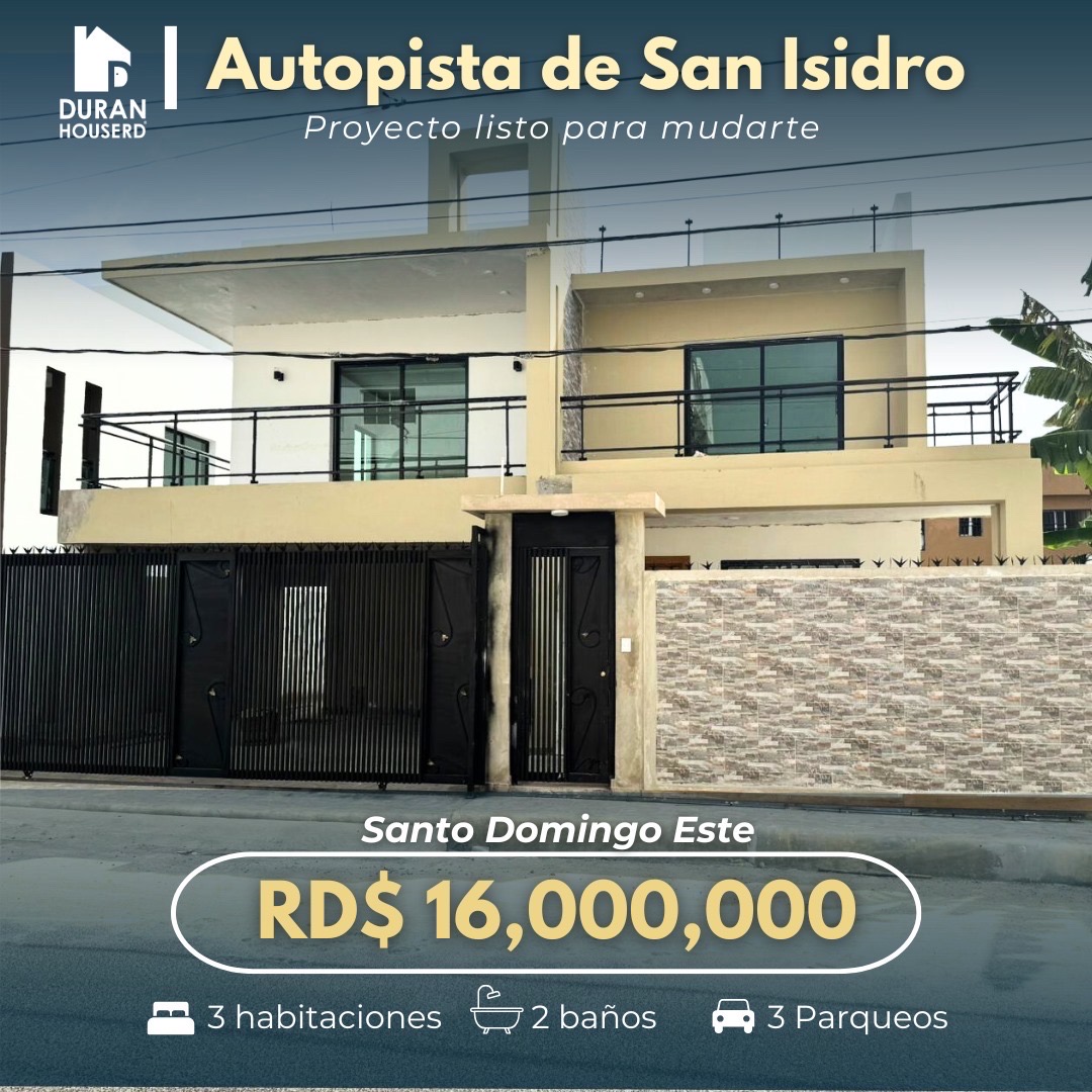casas - venta de casa en la autopista de san isidro Santo Domingo este brisa oriental