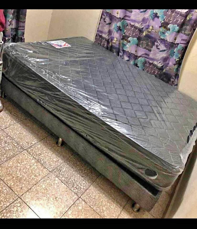 muebles y colchones - base y colchon, cama completa de 54 pulgadas 0