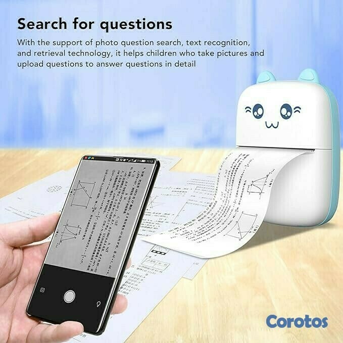 impresoras y scanners - Mini impresora bluetooth termica diseno de gatito 3