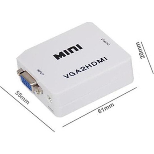 otros electronicos - Convertidor adaptador de VGA a HDMI 4
