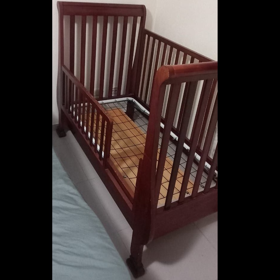 muebles - Cuna Madera Americana. Convertible 3-1 Accesorios 5