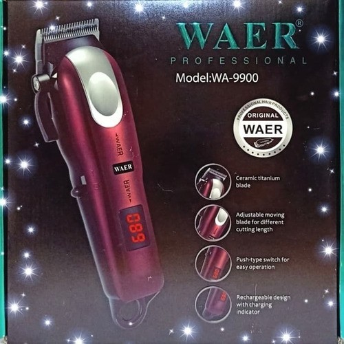 celulares y tabletas - MAQUINA DE AFEITAR Y RECORTAR WAER WA-9900 5