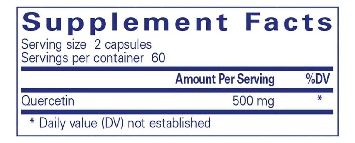 Salud y Equipamiento Médico - Quercetina 120 Cápsulas - Pure - U - Unidad A $3224 1