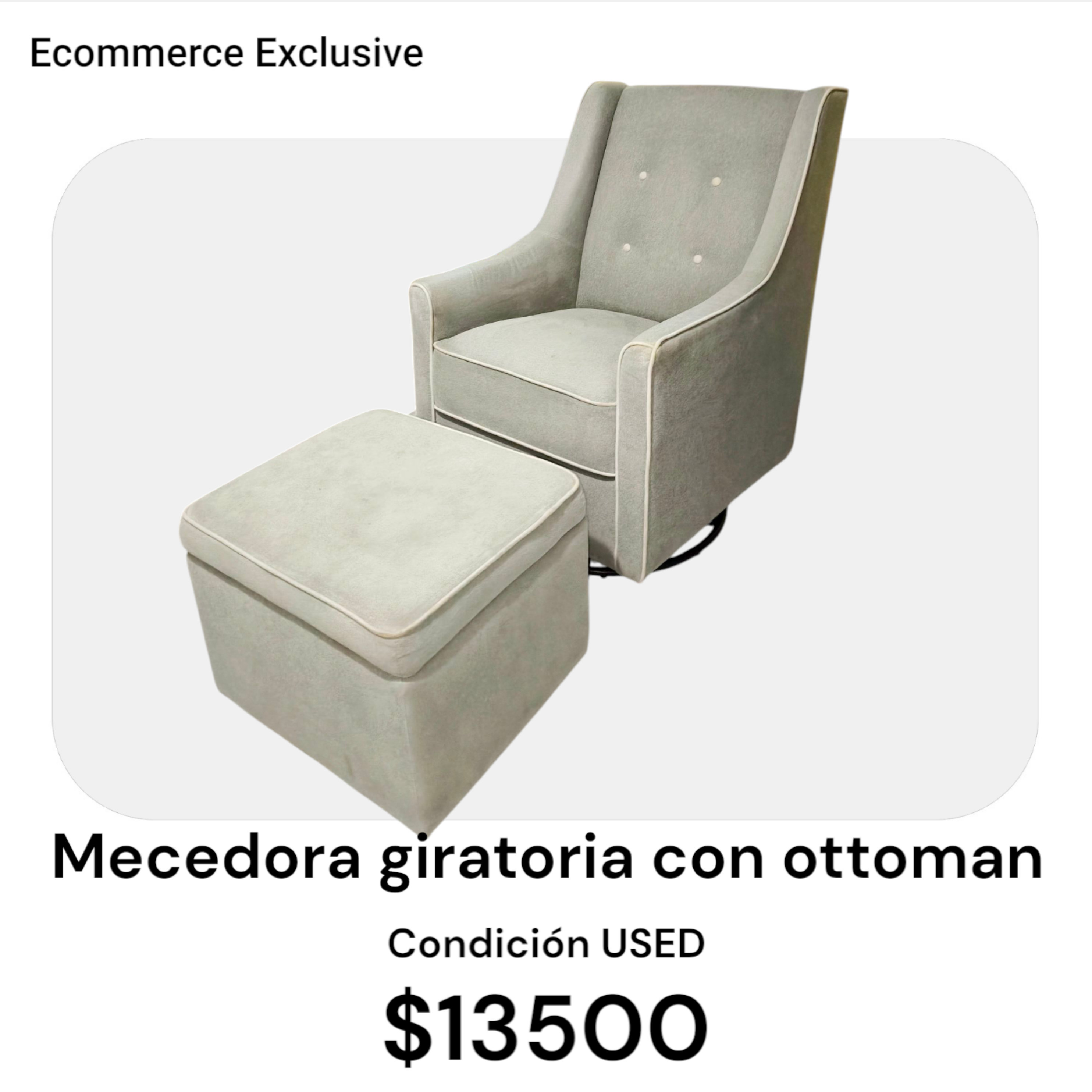 muebles - Mecedora de lactancia  0