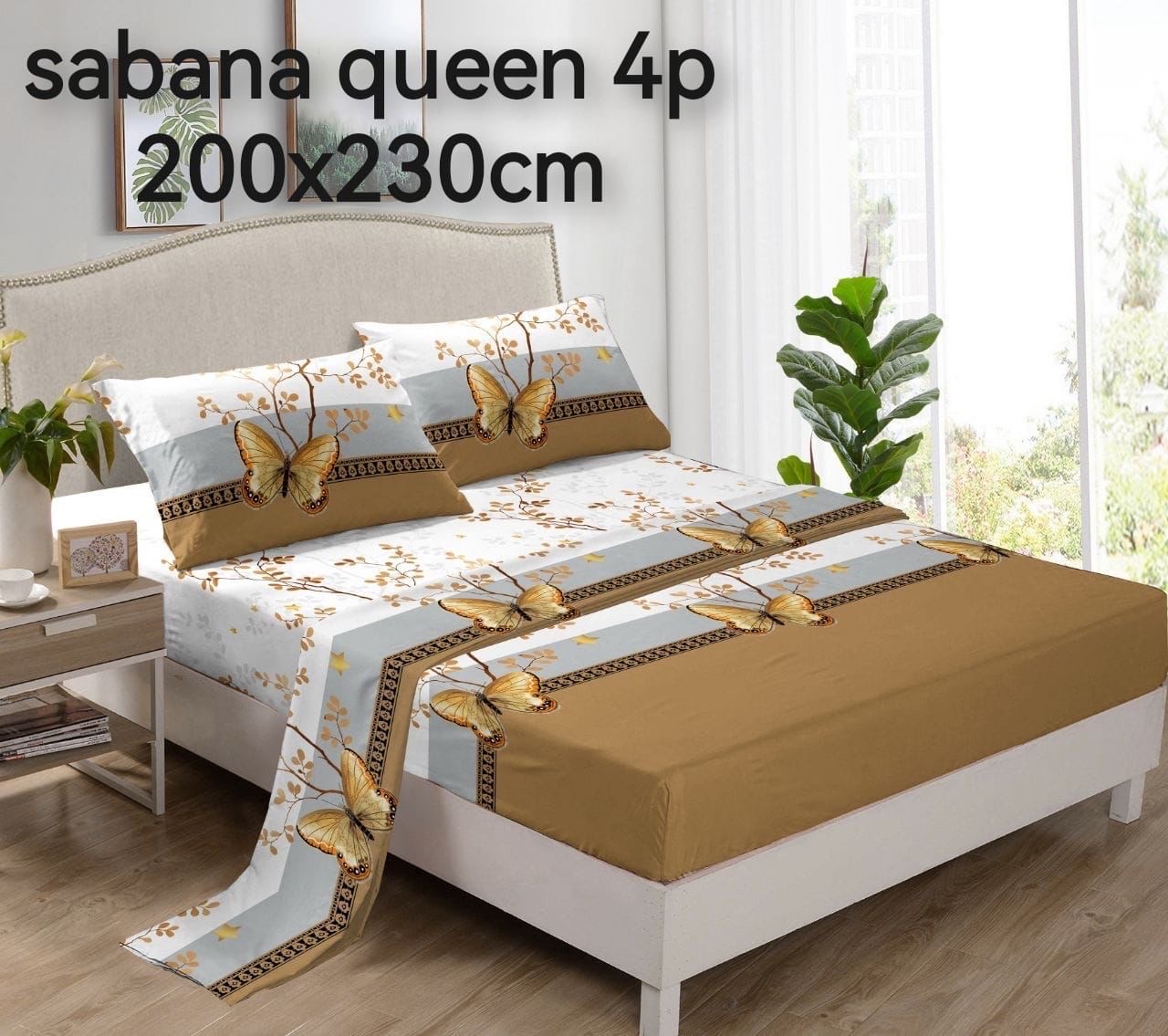 muebles y colchones - juego de sabana 4 piezas 
para cama de 60  5