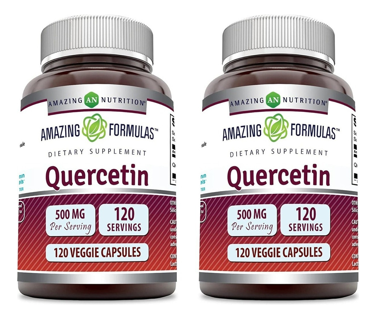 Salud y Equipamiento Médico - Quercetina 500mg 60 caps Pack 2 0