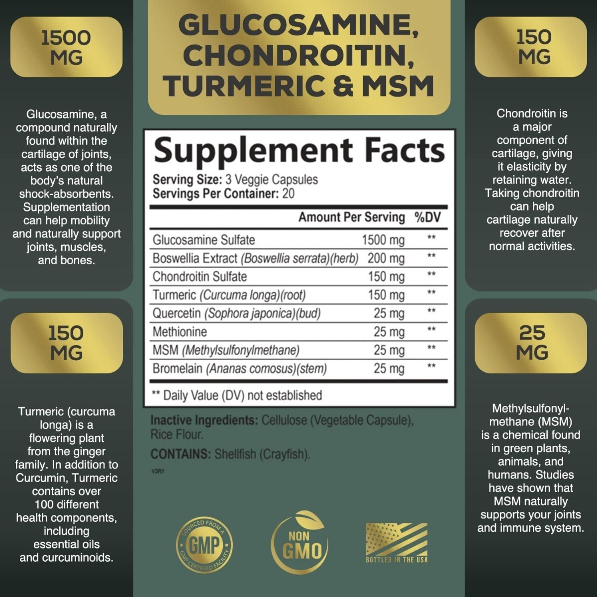 Salud y Equipamiento Médico - Glucosamina 1500mg Nature S 1