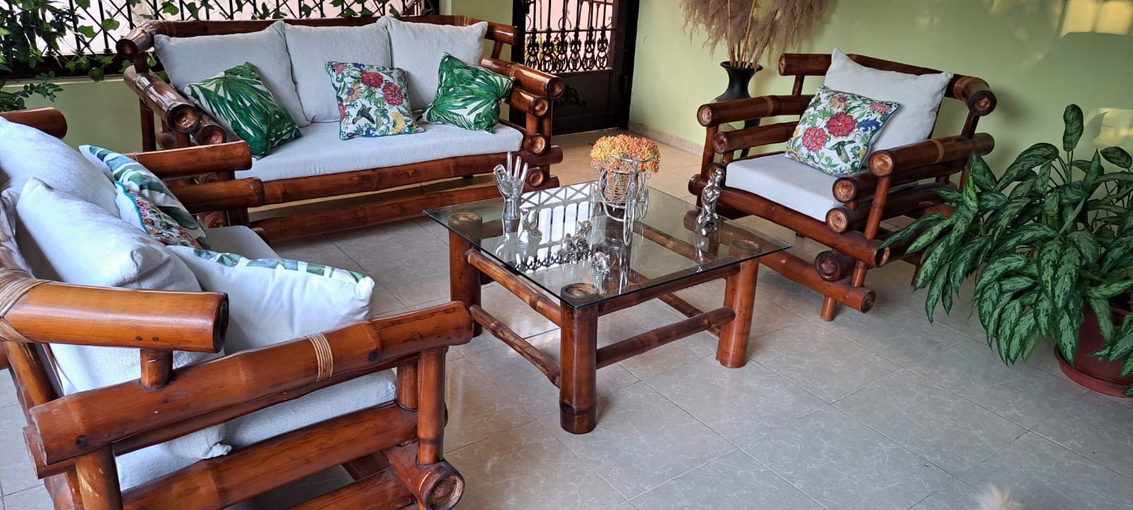 muebles y colchones - JUEGO DE MUEBLES EN BAMBU 4