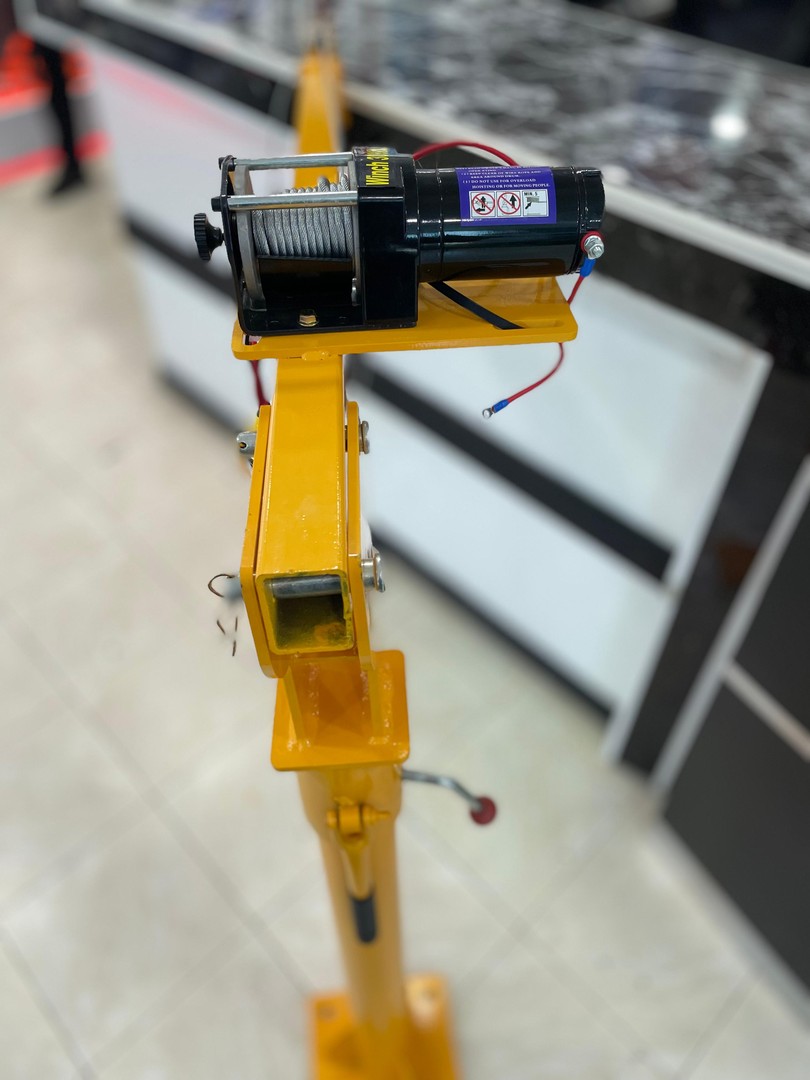 equipos profesionales - Grua montacargas electrica giratoria de 3000lbs 3