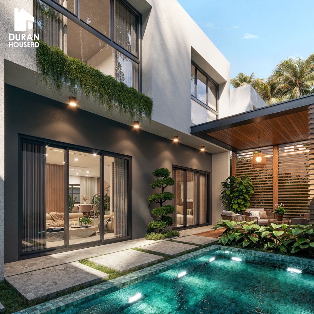 casas - venta de casas con opción a piscina av. ecológica Santo Domingo  1