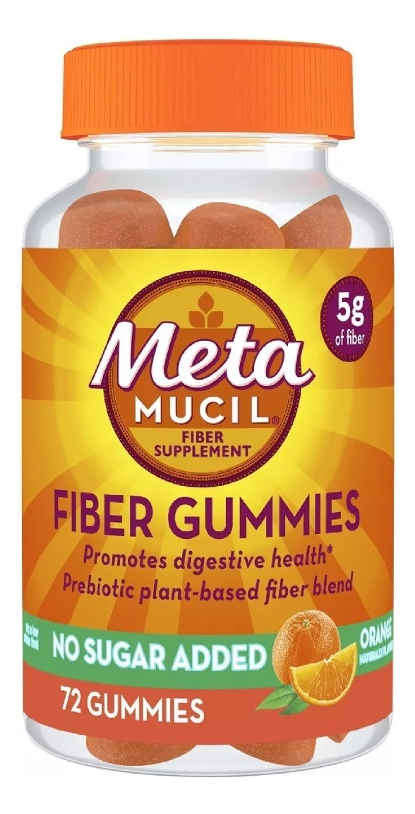 Salud y Equipamiento Médico - Metamucil Suplemento De Fibra 72 Gomas Sin Azúcar 5g