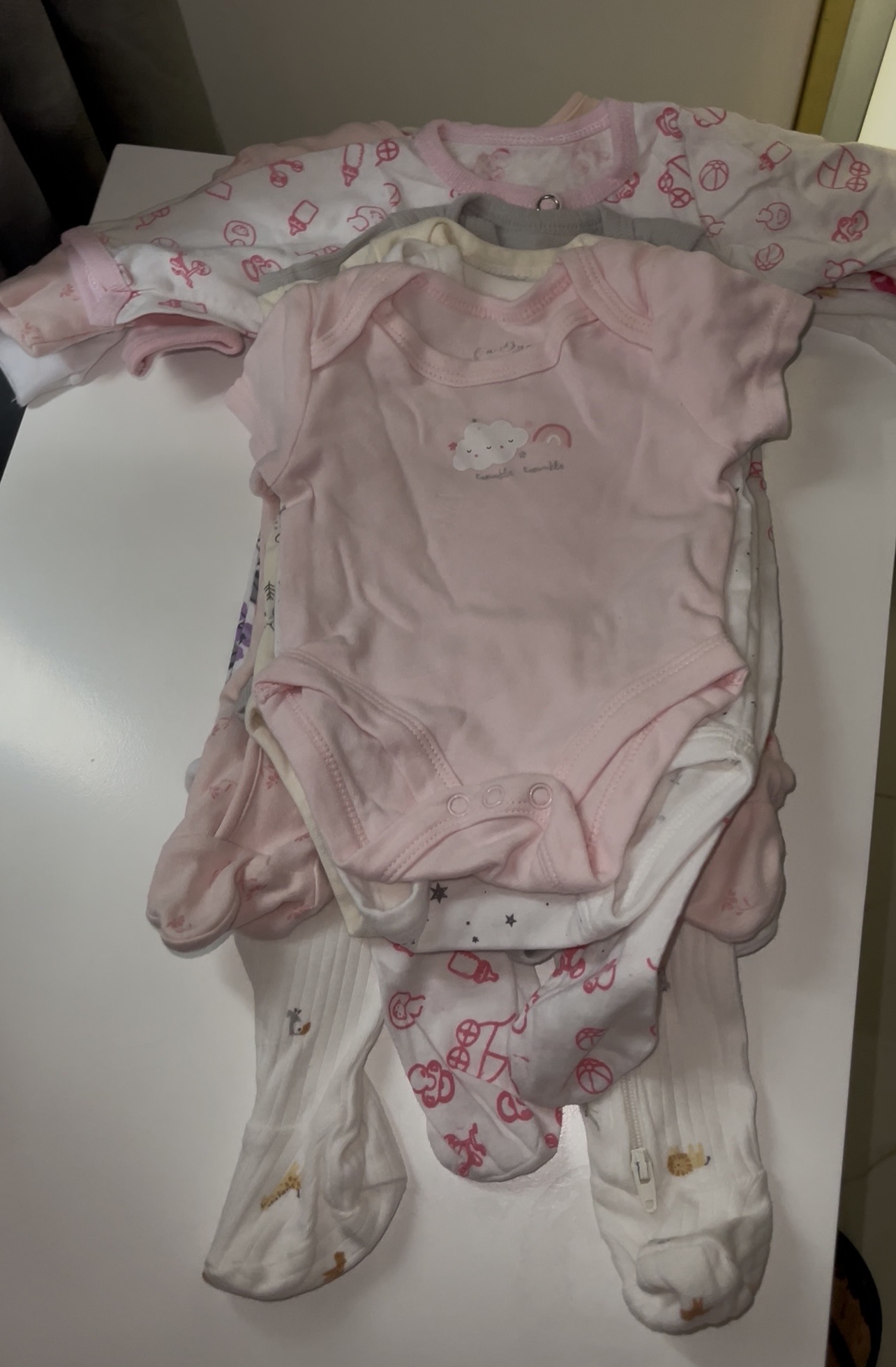 ropa y zapatos - lote de ropa de bebé niña 0-3 meses  4