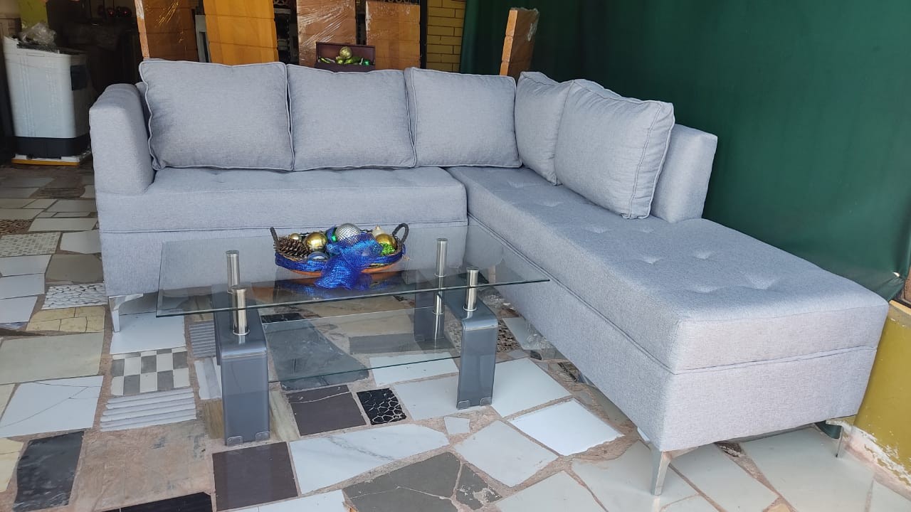 muebles y colchones - sofa tipo L moderno 0