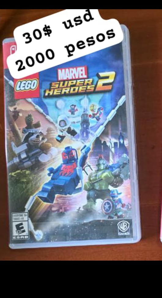 consolas y videojuegos - Lego Marvel heroes 2 
Nintendo switch