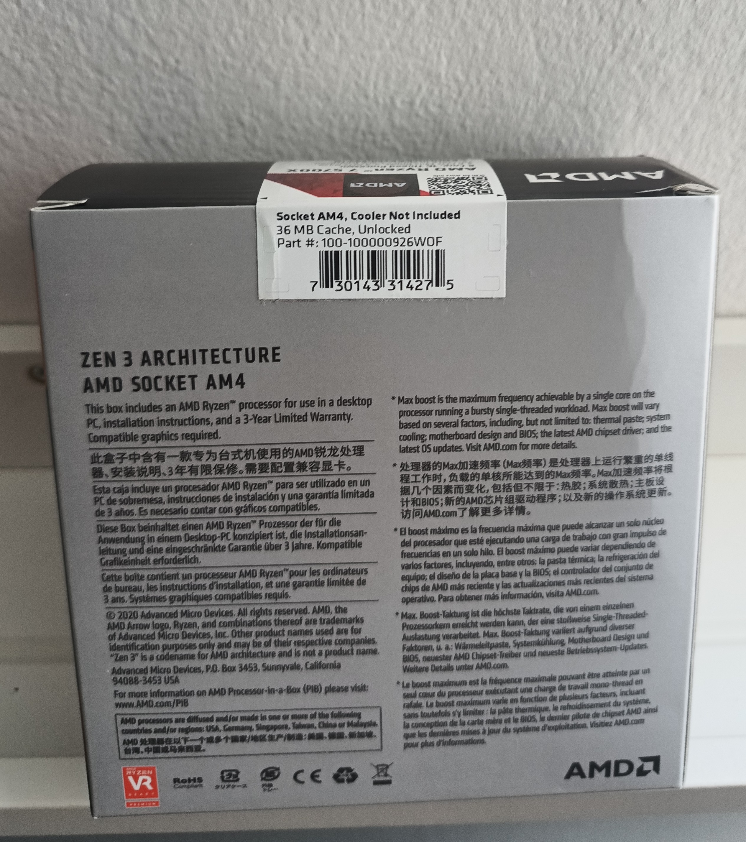 computadoras y laptops - Amd Ryzen 5700X. 8 core, 16 Thread Processor 2