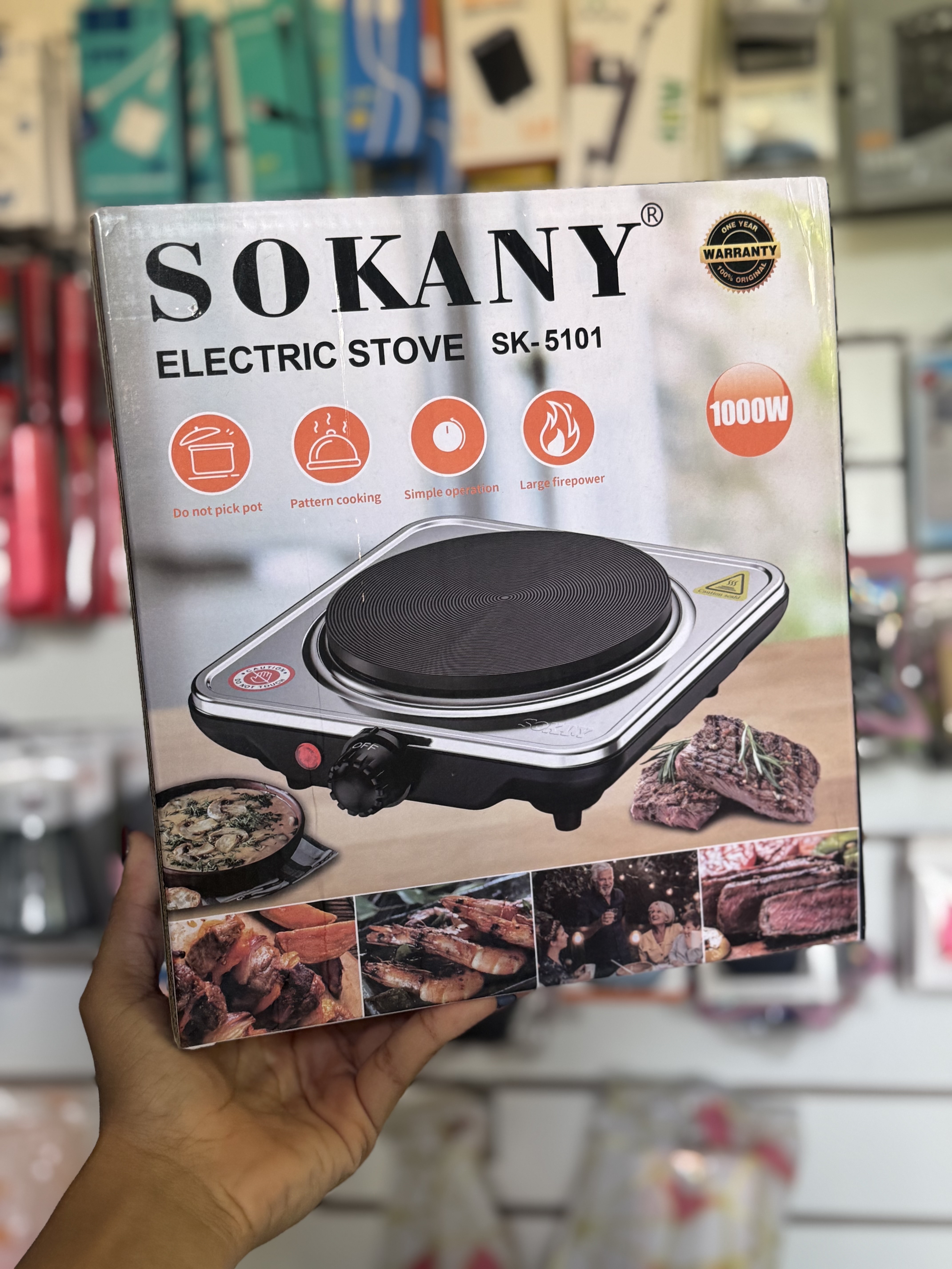 electrodomesticos - Estufa electrica sokany 0